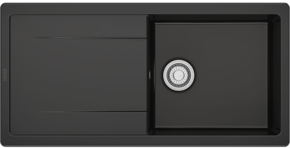 Franke Mythos MYK Keramikspüle 100x50 cm schwarz 124.0745.403