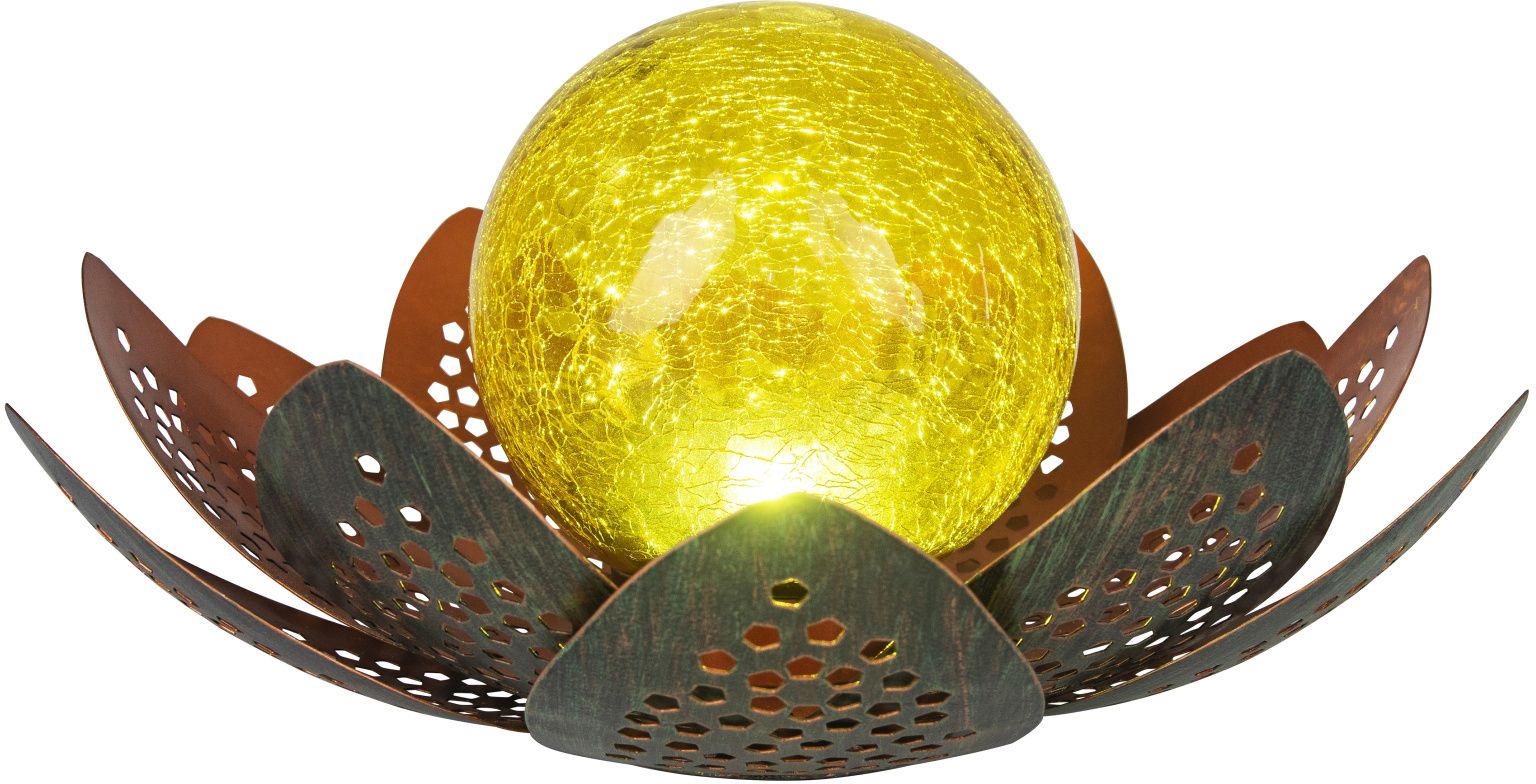 Globo Lighting Solar Solar-Stehleuchte 1x0.06 W grün-gold 33655