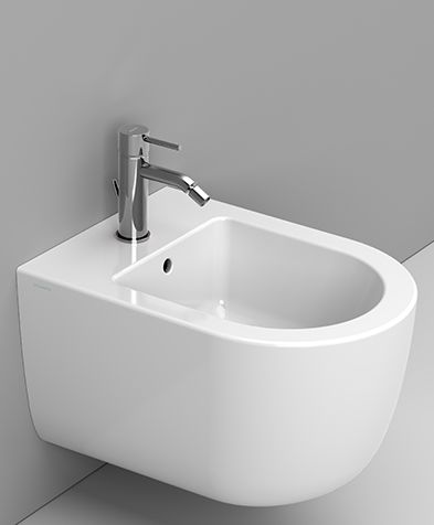 Ceramica Dolomite Mirto Round Short Bidet hängend weiß D473601