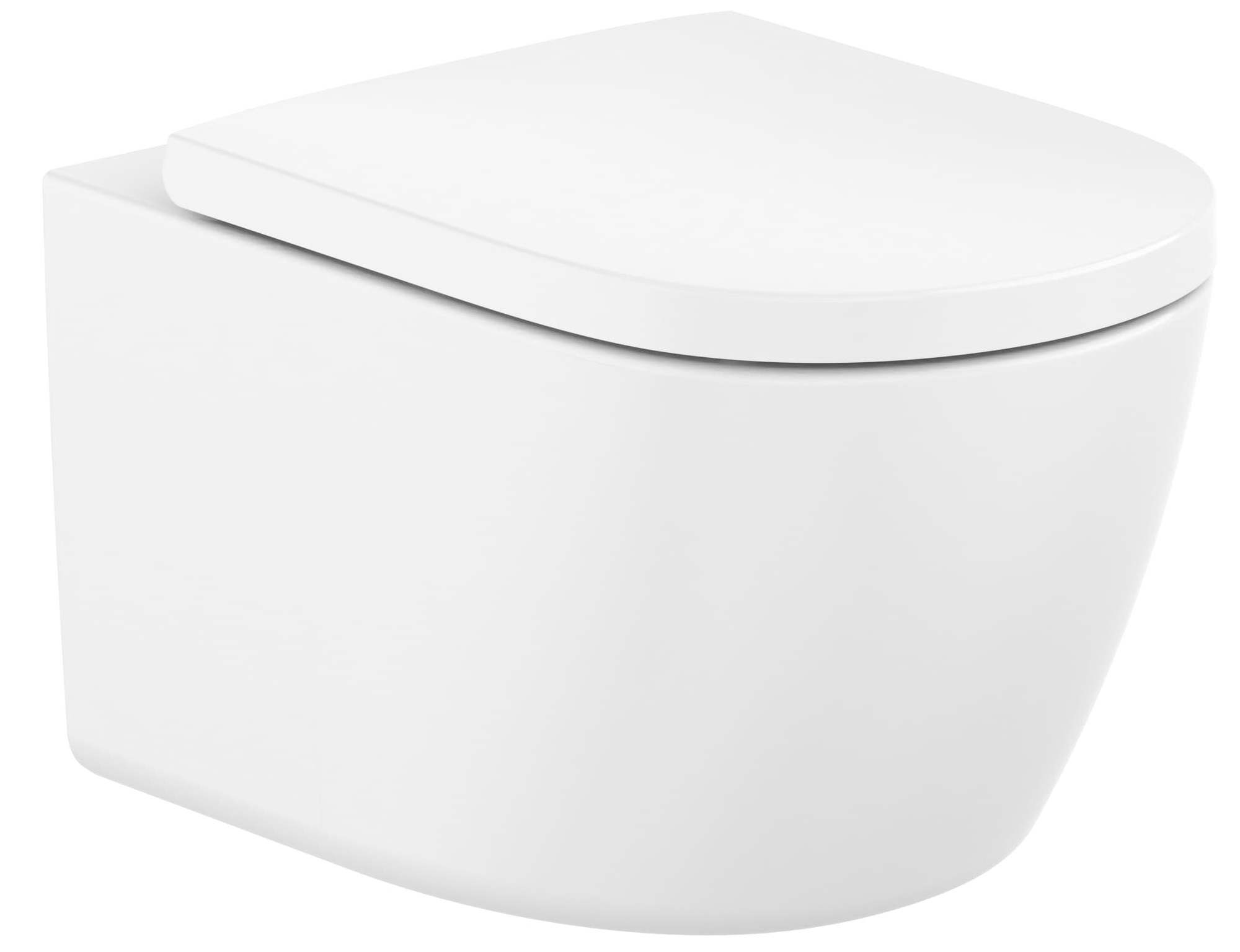 Roca Meridian WC-Becken hängend Spülrandlos mit Wirbelspülung weiß Matte A346747620