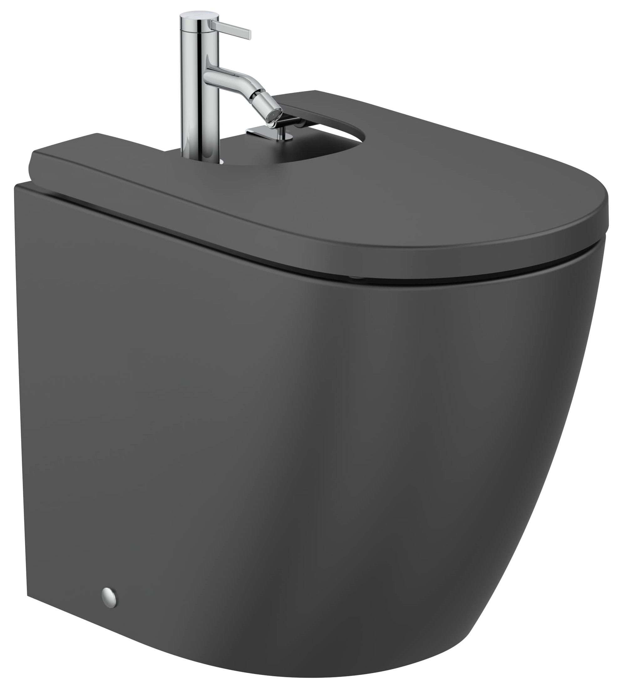 Roca Meridian Bidet stehend schwarz A357747080