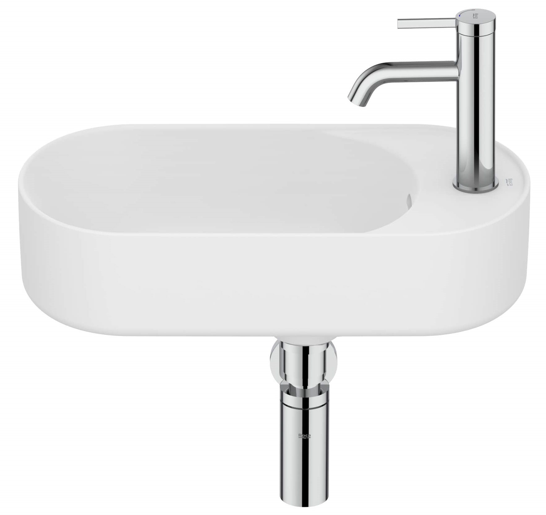 Roca Meridian Waschbecken 50x27.5 cm oval Klassisch weiß A327740620