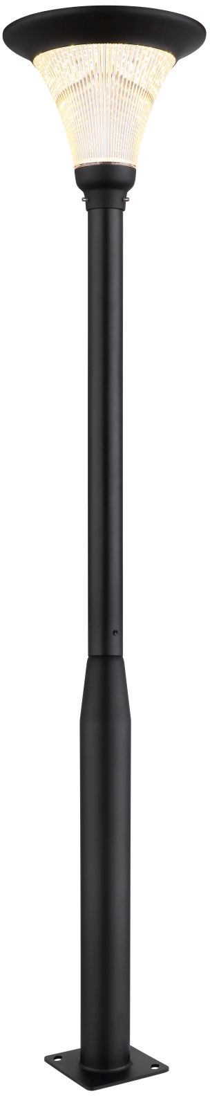 Globo Lighting Solar Solar-Stehleuchte 1x8 W schwarz-grau 36911