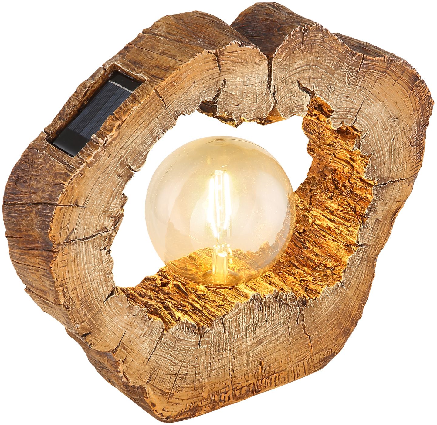 Globo Lighting Solar Solar-Stehleuchte 1x0.06 W holz 36516