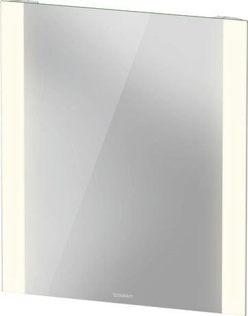 Duravit Light & Mirrors Spiegel 60x70 cm rechteckig mit Beleuchtung weiß LM7865000000000