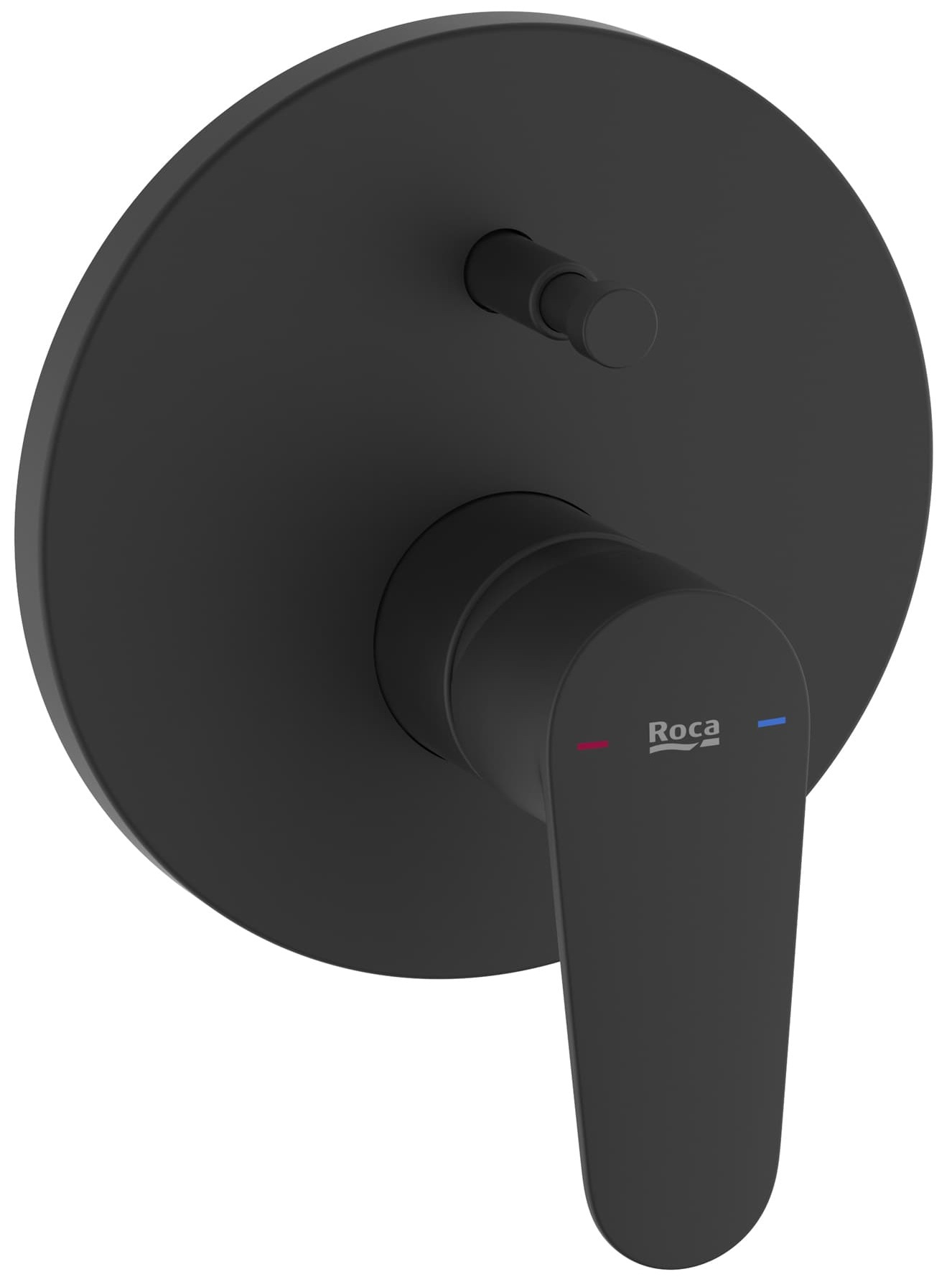 Roca Victoria Plus Badewannen- und Duscharmatur Unterputz schwarz A5A064FNB0