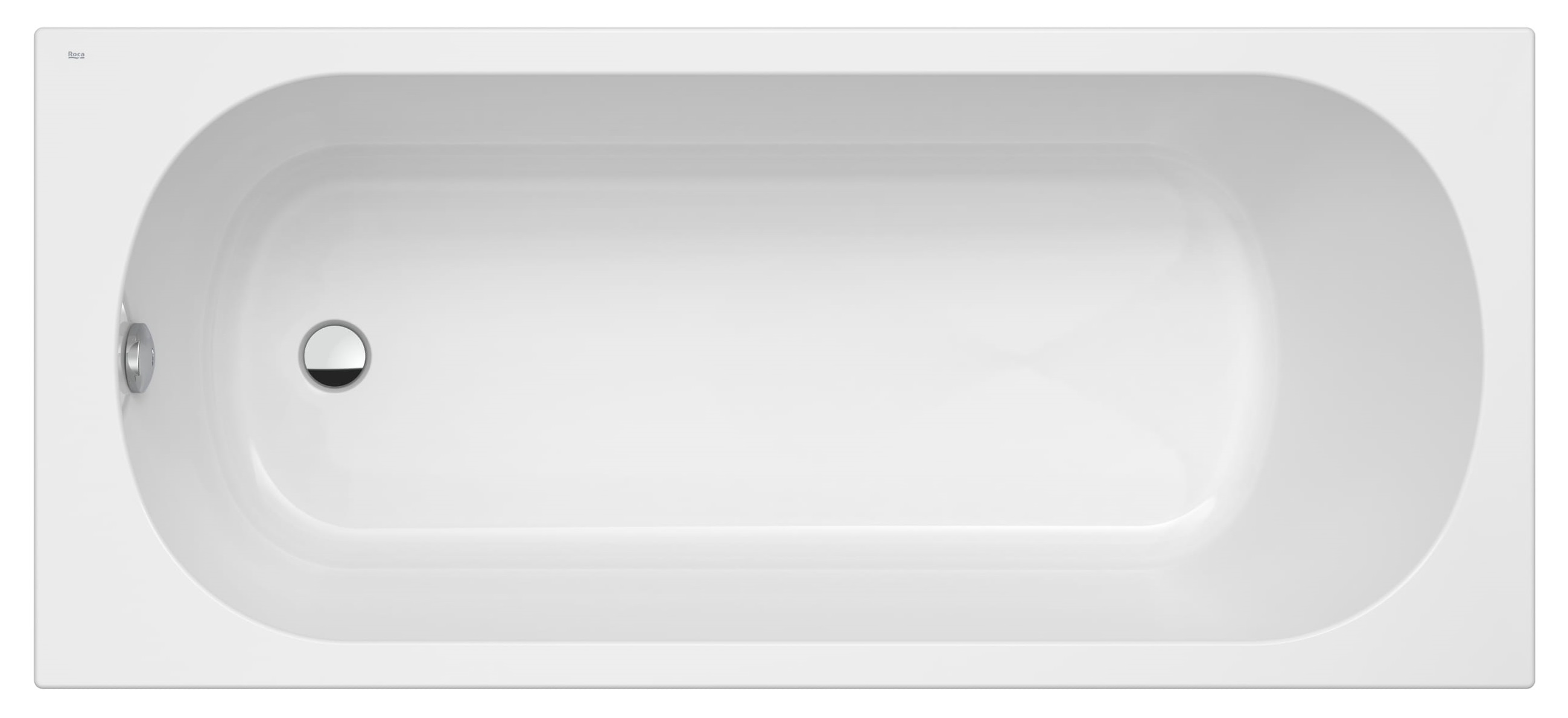 Roca Genova-N Rechteckige Badewanne 160x70 cm weiß A248775000