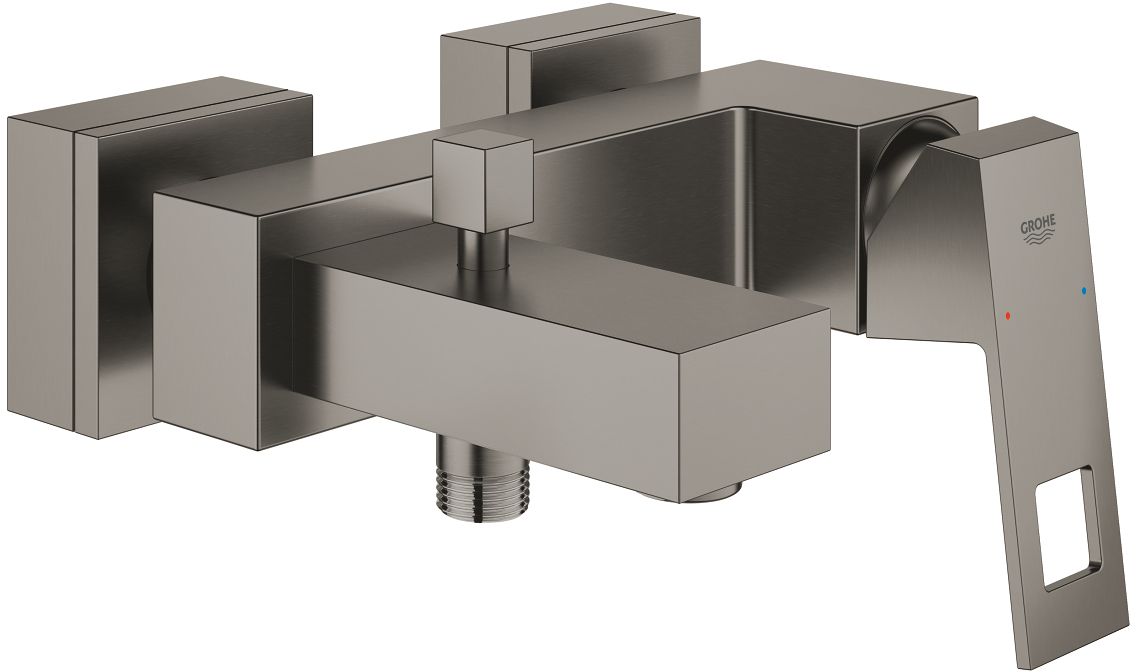Grohe Eurocube Badewannen- und Duscharmatur Wandmontage Brushed Hard Graphite 23140AL0