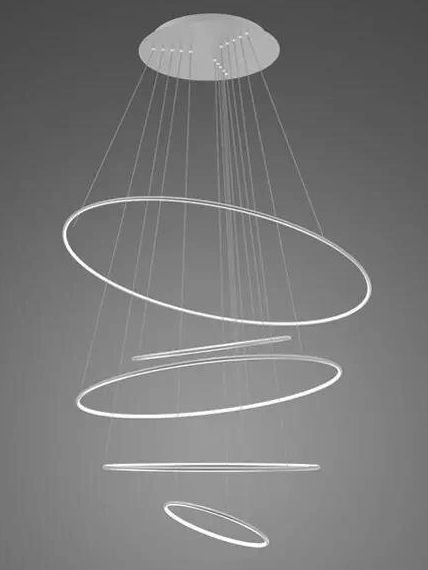 Altavola Design Led Shape Pendelleuchte 1x192 W silber LA085/P_150_in_4k_silver_dimm