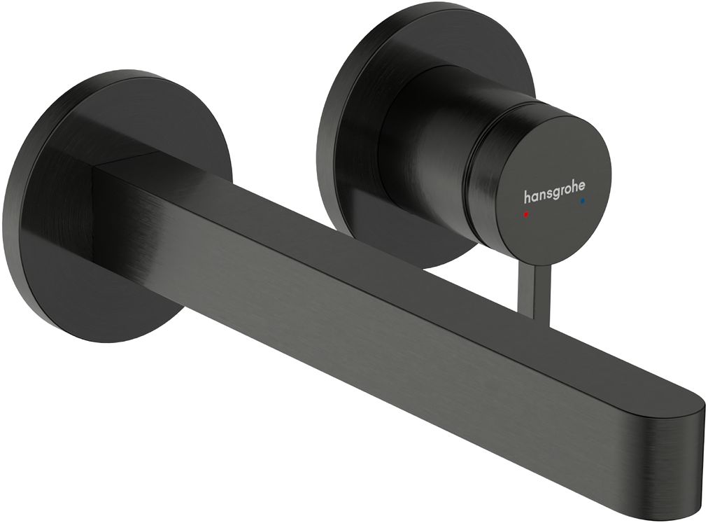 Hansgrohe Finoris Waschtischarmatur Unterputz chrom-schwarz 76050340