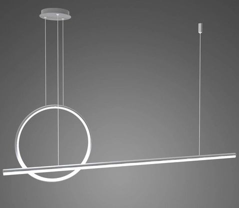 Altavola Design Led Shape Pendelleuchte 1x23 W silber LA087/PX143_40_3k_silver_dimm
