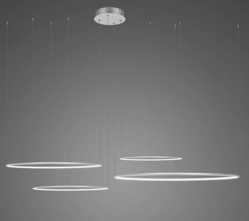 Altavola Design Led Shape Pendelleuchte 1x106 W silber LA084/CO4_100_in_3k_silver_Dali