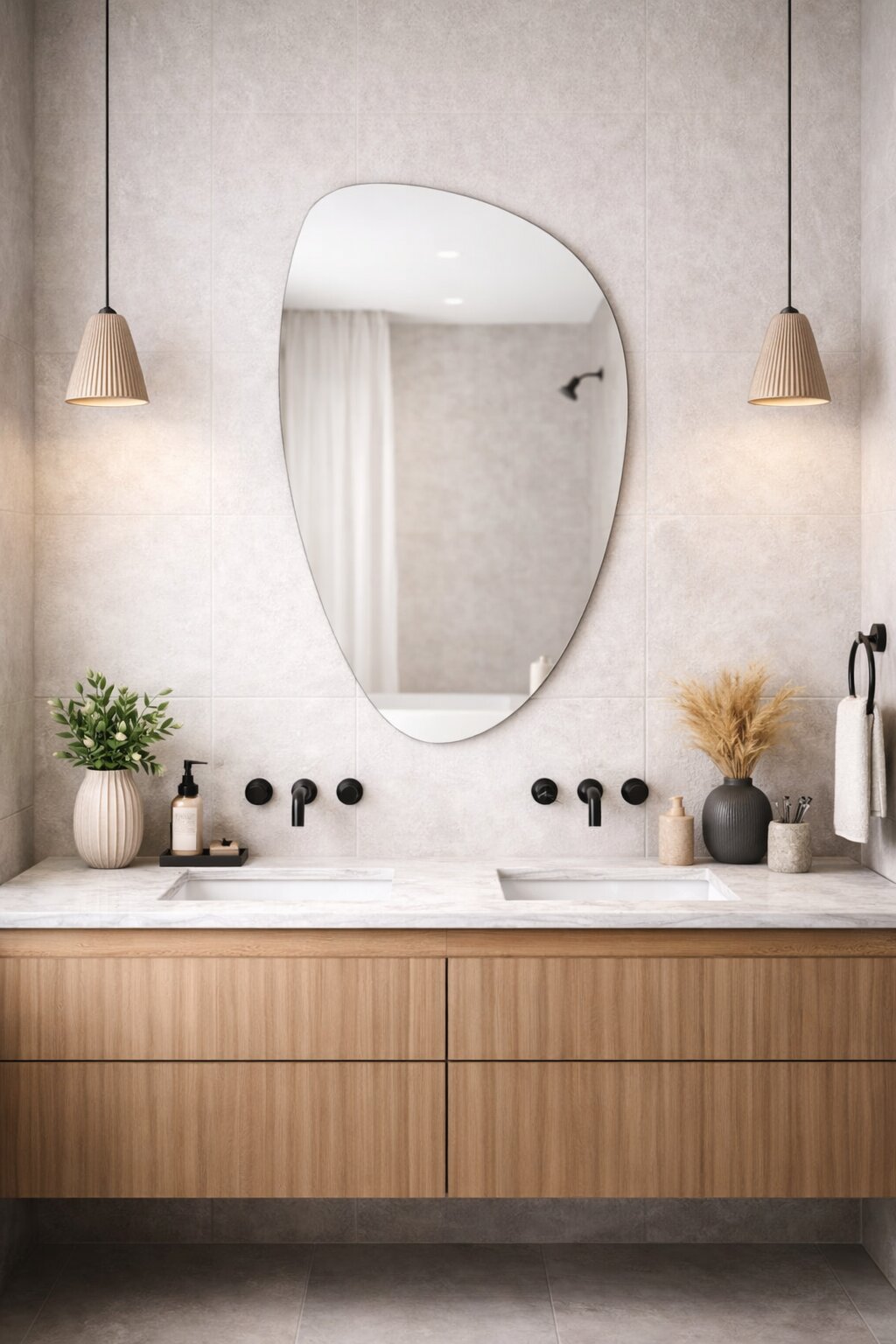 Baltica Design Stone Fluid Spiegel 55x92 cm 5904107933047