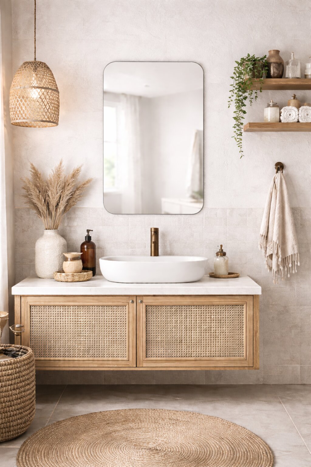 Baltica Design Stone Aura Spiegel 60x90 cm 5904107933085