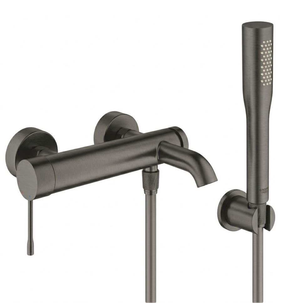 Set Badewannen- und Duscharmatur Grohe Essence 33624AL1, Handbrause Grohe Euphoria 27400AL0, 27074AL0, 28362A01