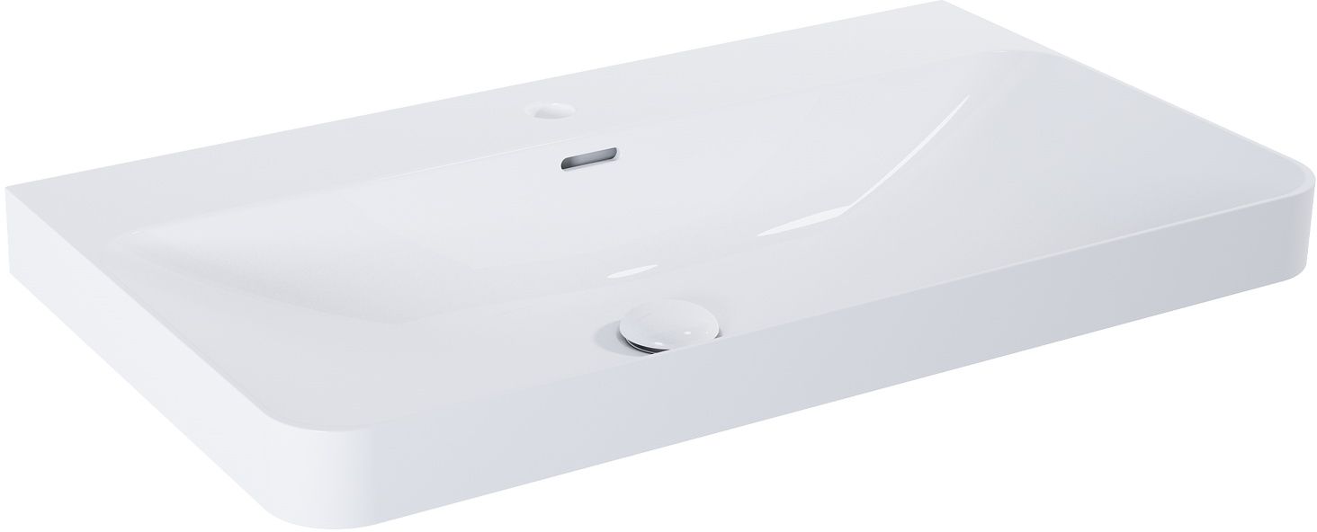 Elita Soft Waschbecken 81x46.4 cm rechteckig Möbel weiß glanz RE040080118060