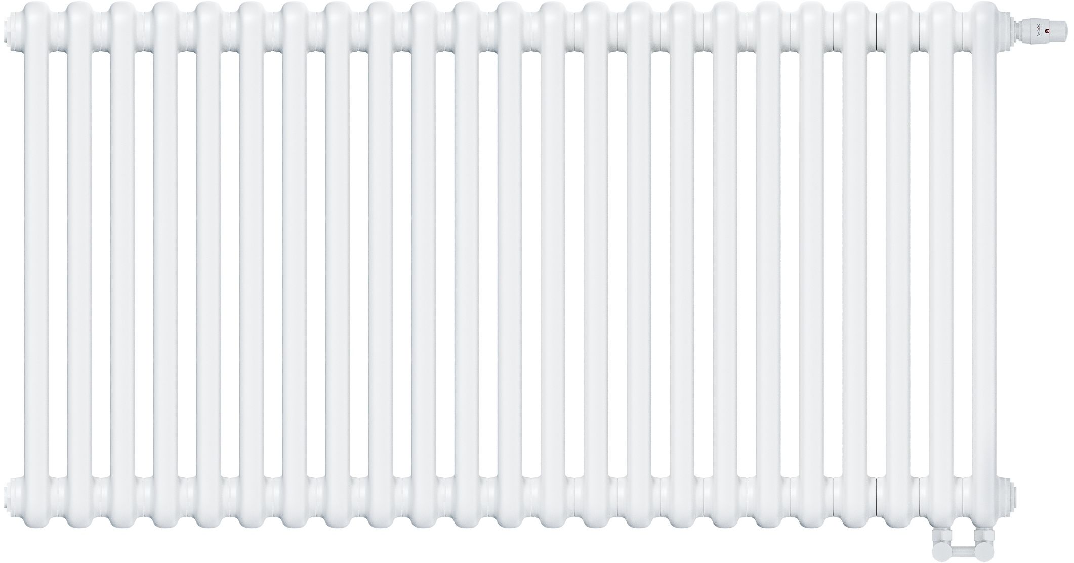 Irsap Tesi 3 Raumheizkörper 56.5x103.5 cm podłączenie unter weiß IRS-TES-3056-23-B-25