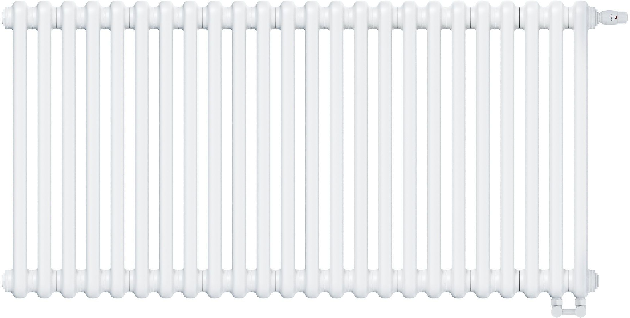 Irsap Tesi 3 Raumheizkörper 56.5x108 cm podłączenie unter weiß IRS-TES-3056-24-B-25