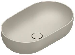 Catalano Sfera Waschbecken 60x37 cm oval Aufsatzwaschbecken braun/beige 05 2261 0029