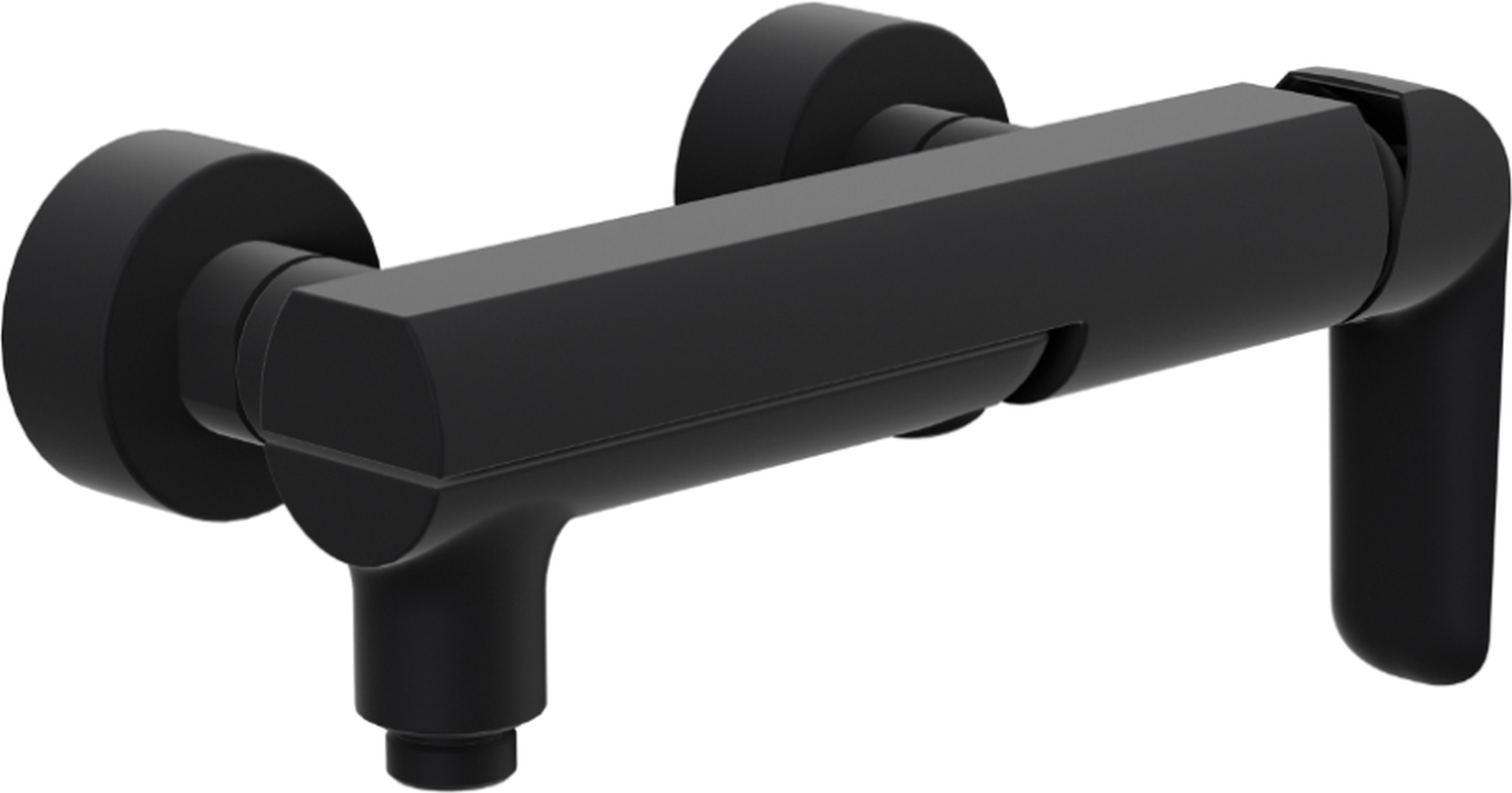 Excellent Clever 2.0 Badewannen- und Duscharmatur Wandmontage schwarz AREX.4106BS