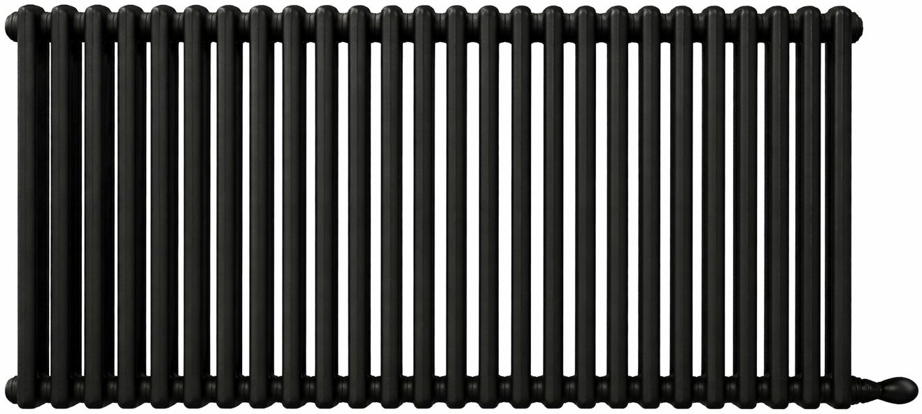 Irsap Tesi 4 Raumheizkörper 56.5x108 cm podłączenie unter schwarz IRS-TES-4056-24-K1-V