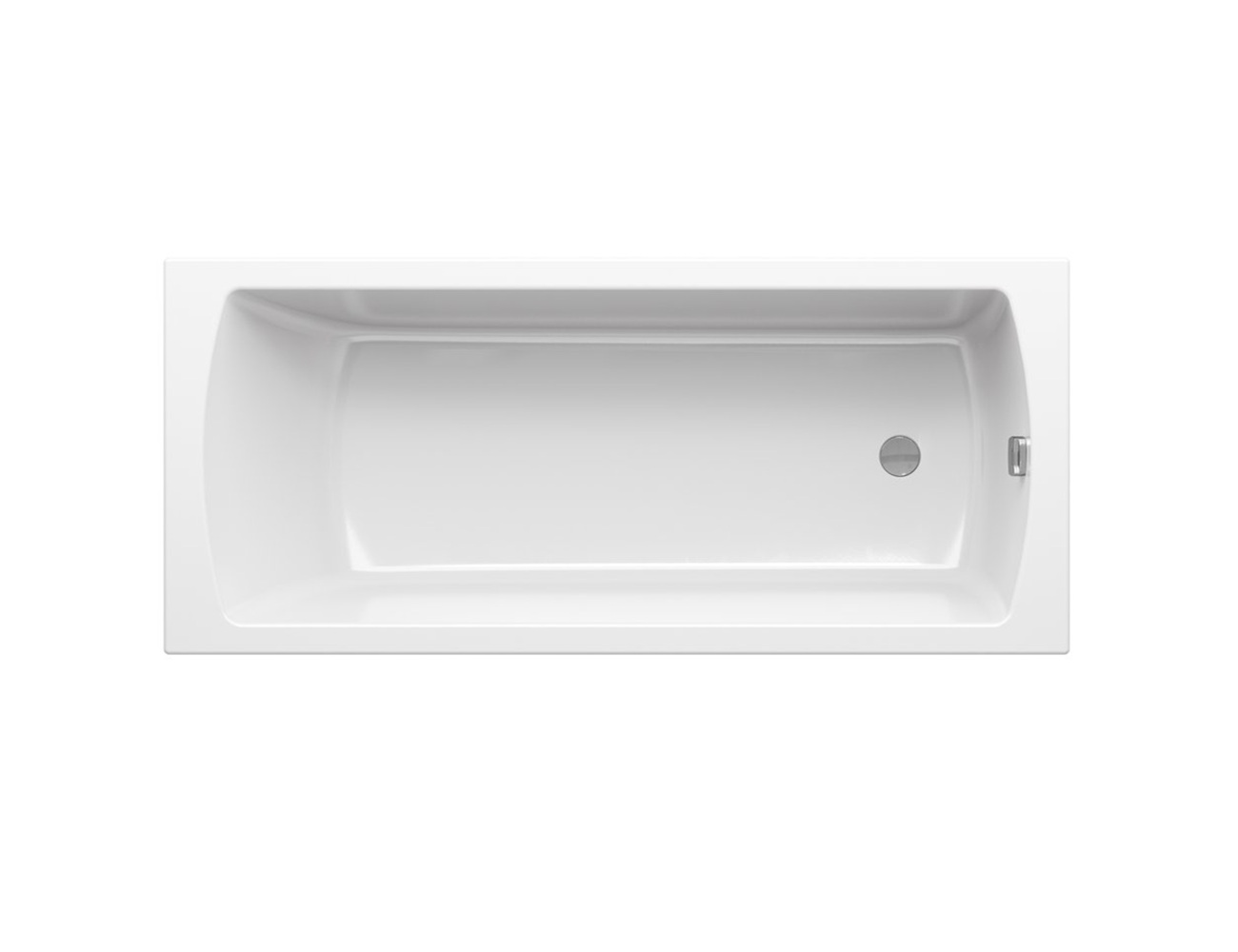 Ravak Classic II Rechteckige Badewanne 160x70 cm weiß CC41300000