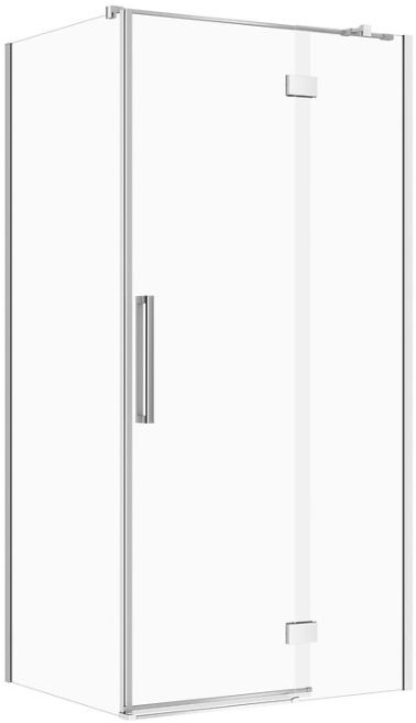 Cersanit Crea Duschkabine 100x80 cm rechteckig chrom Glanz/durchsichtiges Glas S601-206