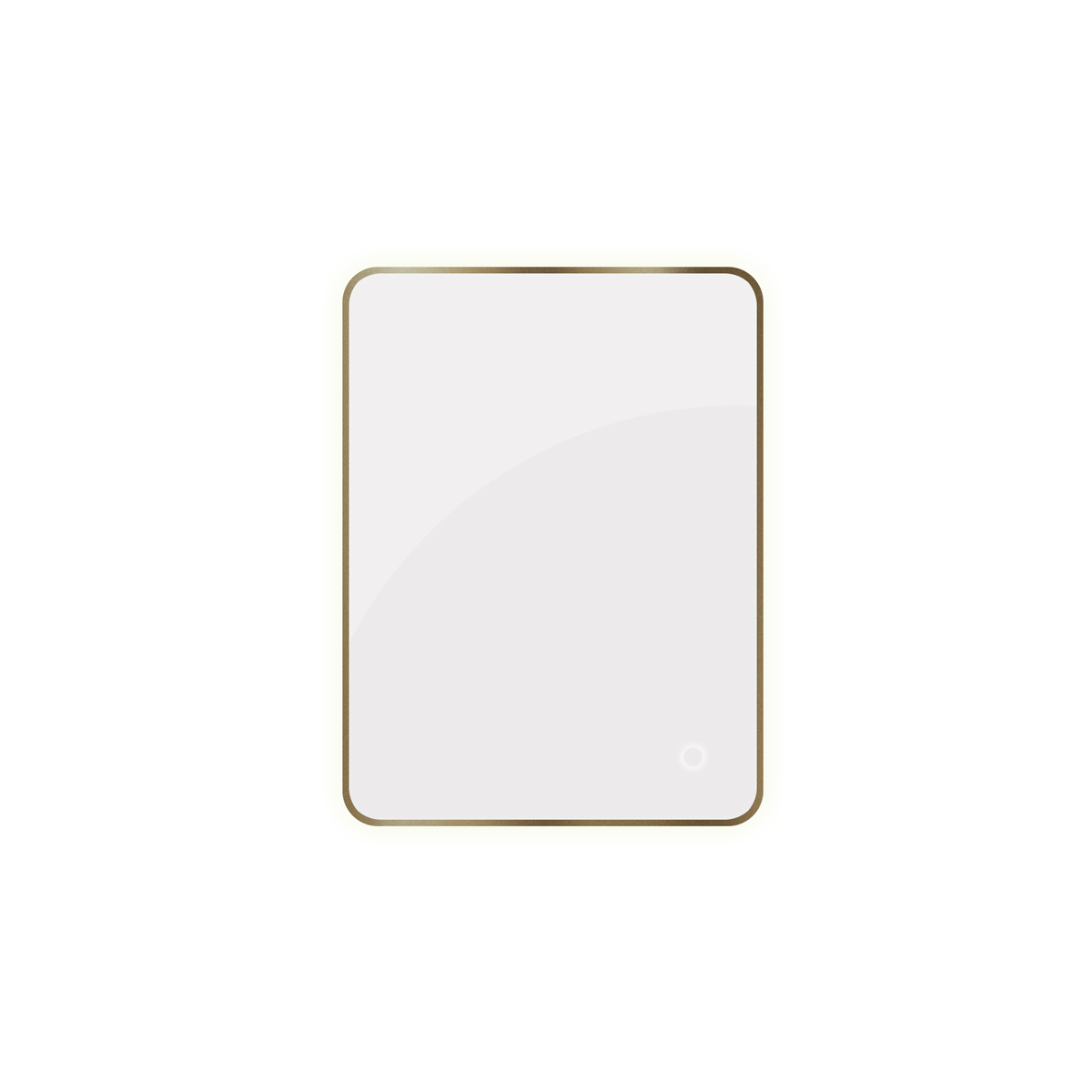 Oltens Nordlis Spiegel 60x80 cm rechteckig mit Beleuchtung mit Spiegelheizung 64116510