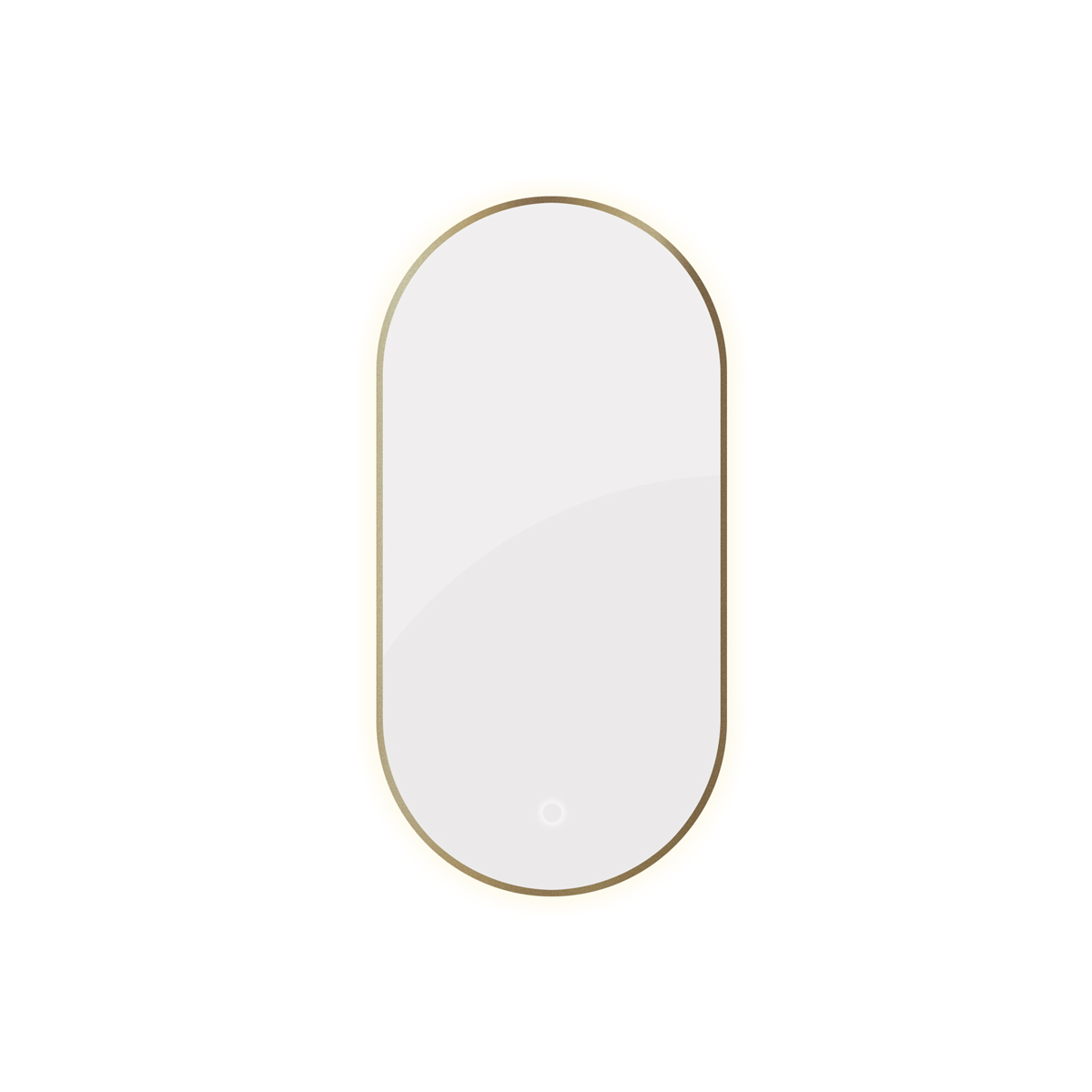 Oltens Nordlis Spiegel 50x100 cm oval mit Beleuchtung mit Spiegelheizung 64129510