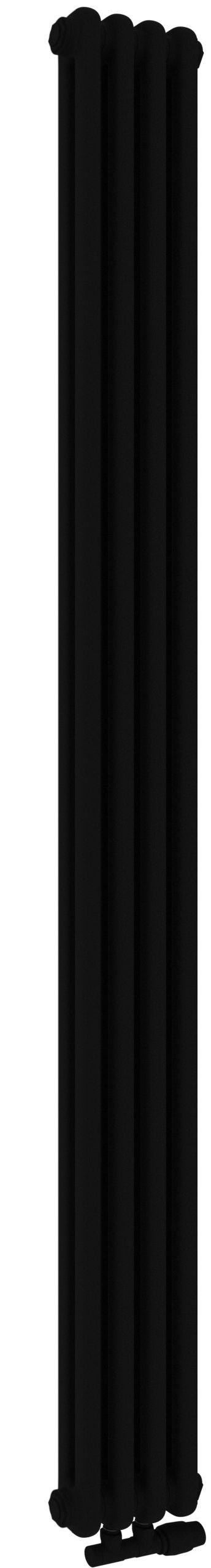 Irsap Tesi 2 Raumheizkörper 180x27 cm podłączenie unter schwarz IRS-TES-2180-06-K1