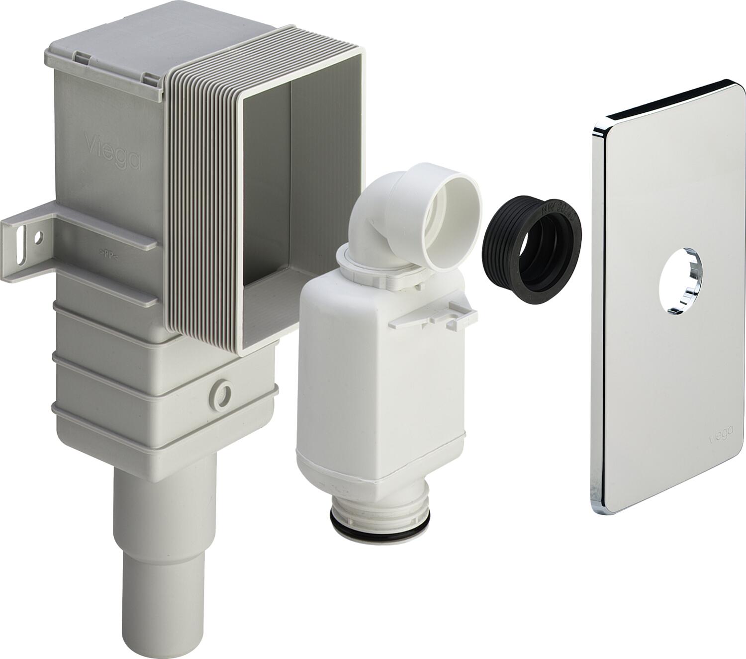 Viega Siphon für Waschbecken chrom 553777
