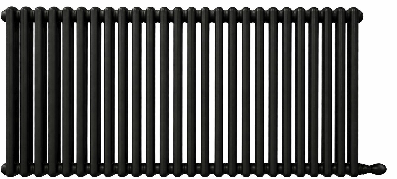 Irsap Tesi 4 Raumheizkörper 56.5x108 cm podłączenie seitliche schwarz IRS-TES-4056-24-K1-B