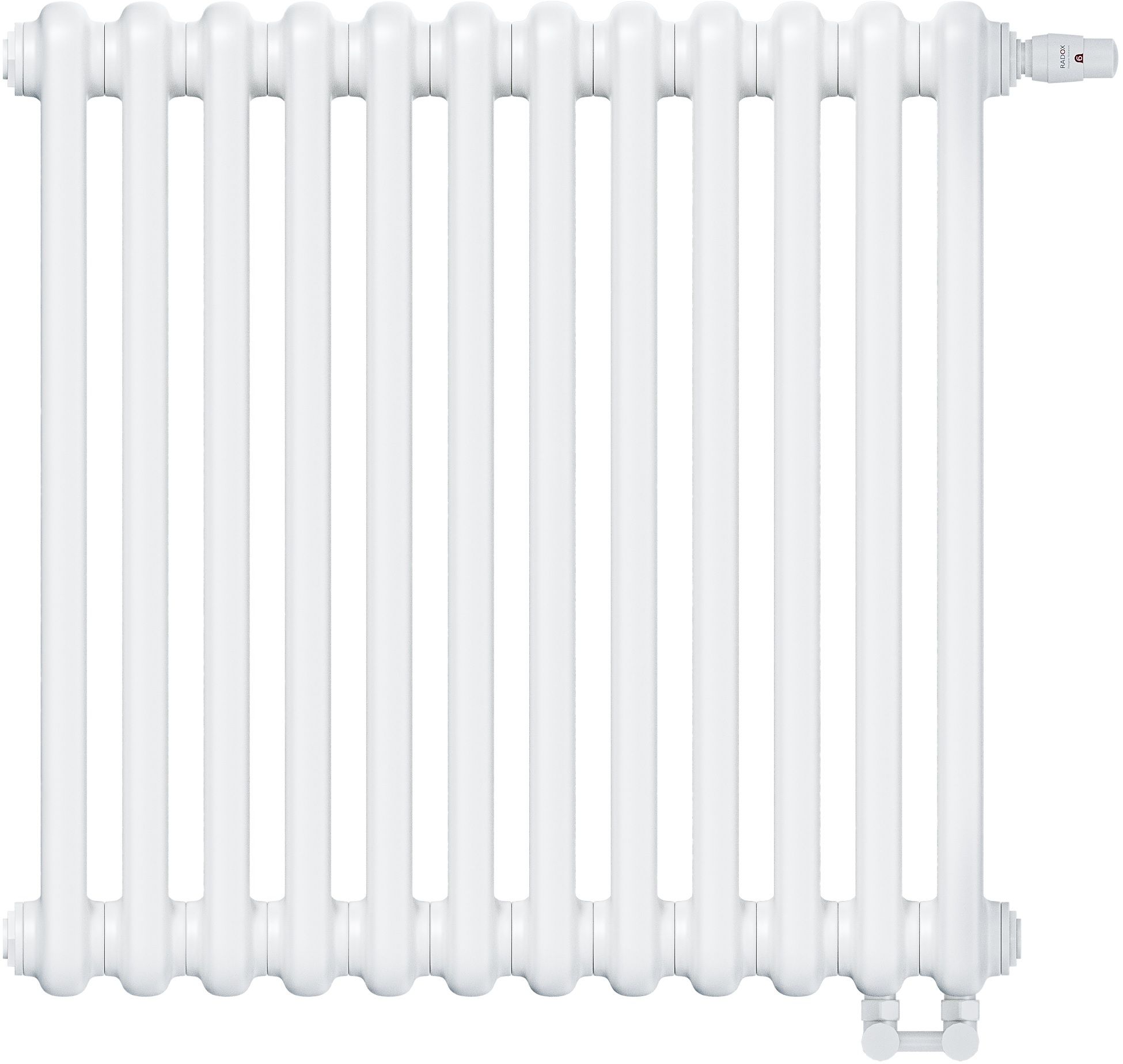 Irsap Tesi 2 Raumheizkörper 54x56.5 cm podłączenie unter weiß IRS-TES-2056-12.B.V