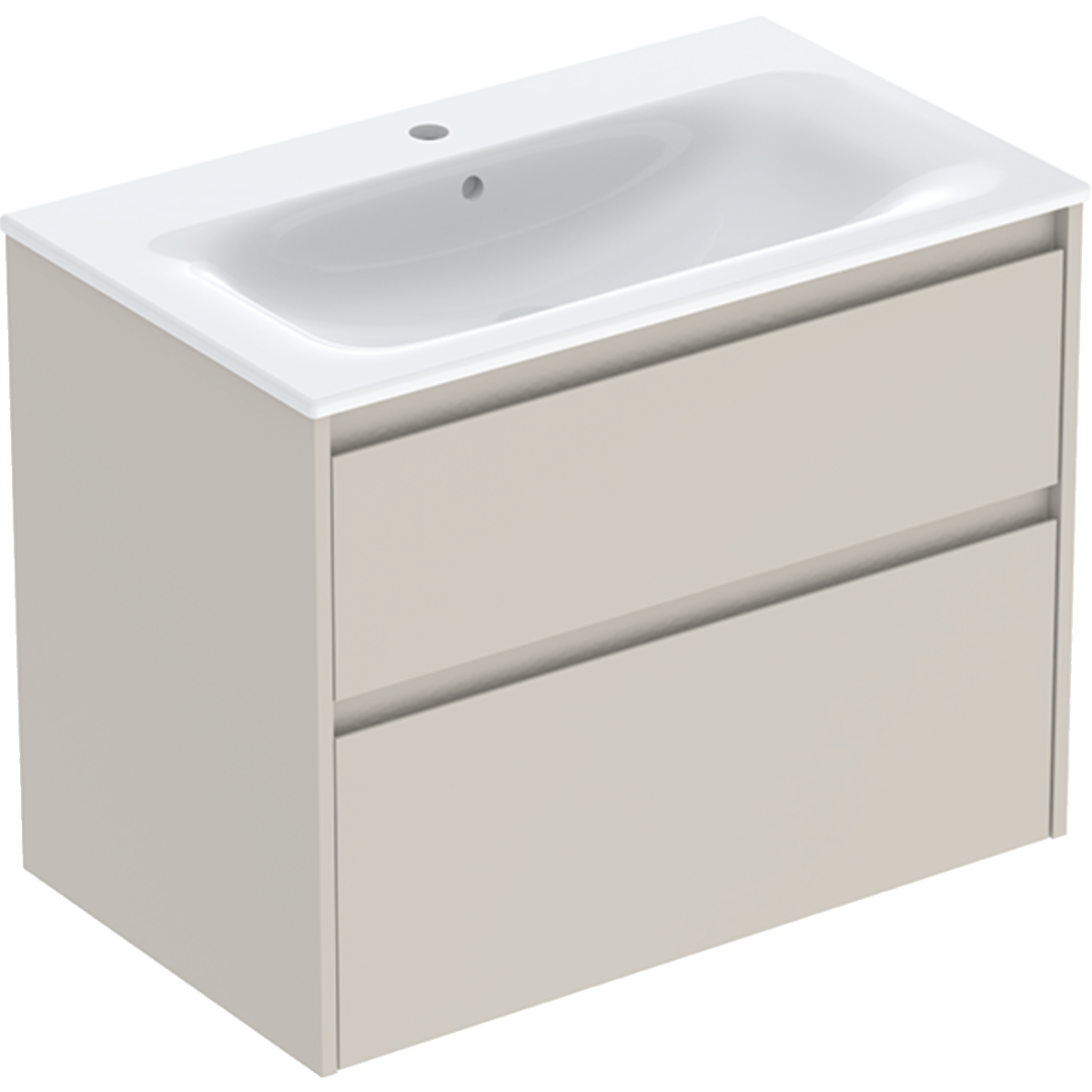 Geberit Selnova Square Waschtisch mit Unterschrank 80 cm 504.139.DB.1