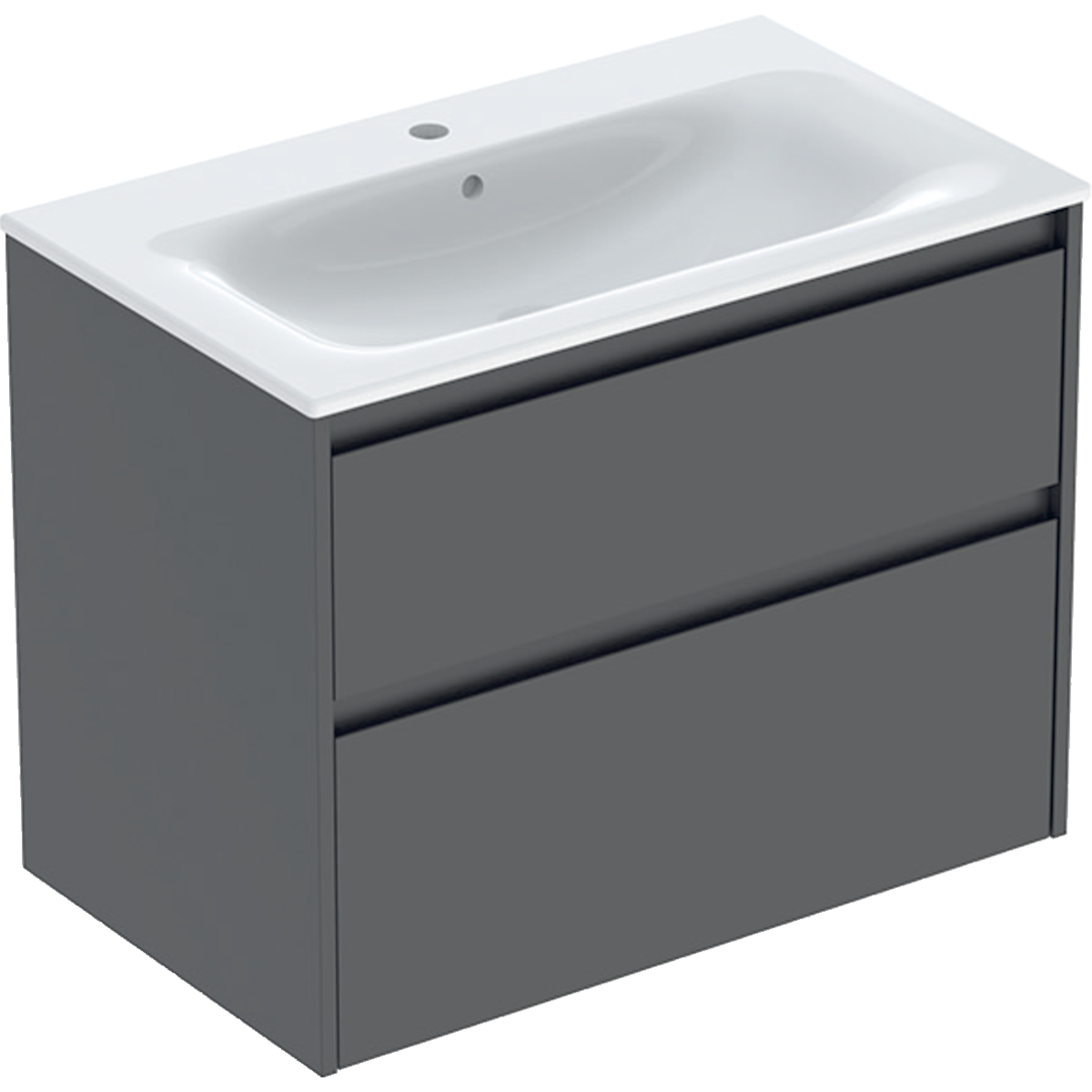 Geberit Selnova Square Waschtisch mit Unterschrank 80 cm 504.139.JK.1