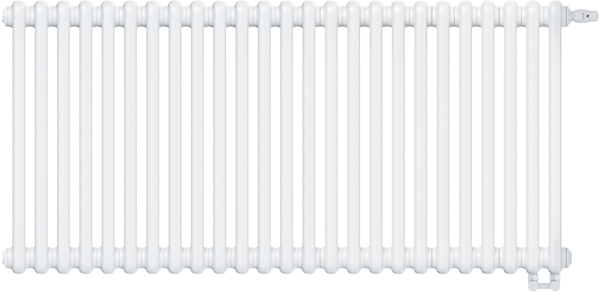 Irsap Tesi 2 Raumheizkörper 126x56.5 cm podłączenie unter weiß IRS-TES-2056-28.B.V