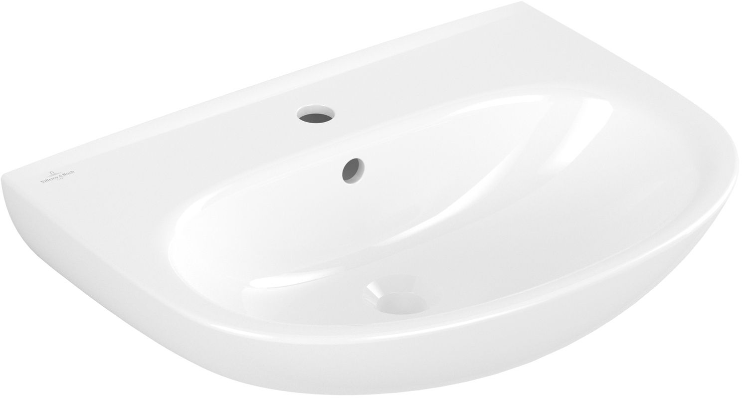 Villeroy & Boch O.Novo Waschbecken 60x46 cm halbrund Klassisch weiß glanz 4A4060R1