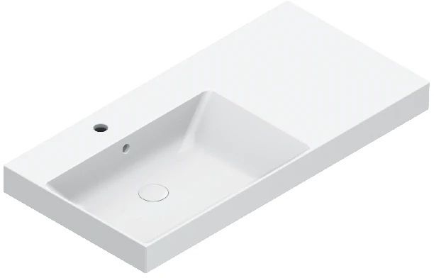 Catalano Zero Waschbecken 100x50 cm rechteckig Klassisch-Einbauwaschbecken-Unterbauwaschbecken weiß 0121041001