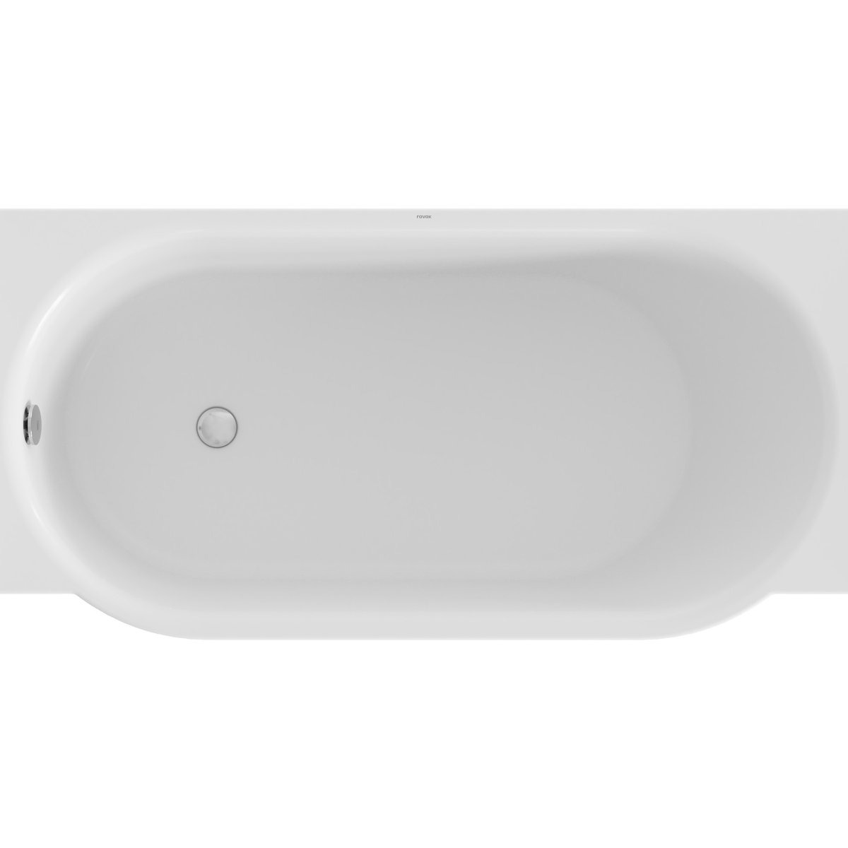 Ravak ARC Rechteckige Badewanne 160x75 cm weiß CE81000000