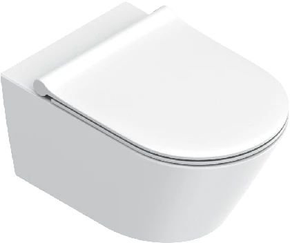 Catalano Zero WC-Becken hängend Spülrandlos mit Wirbelspülung weiß Matte 0111750021