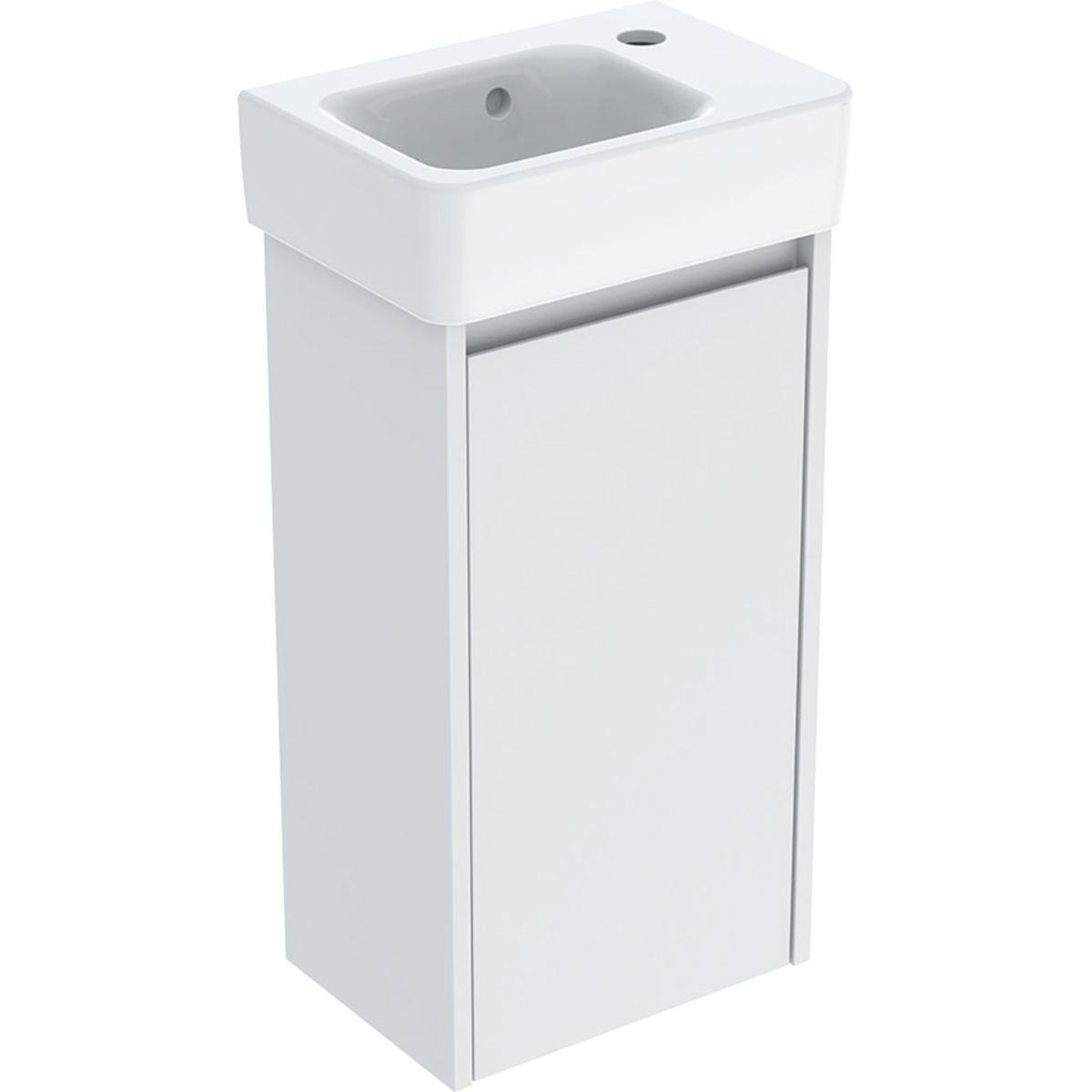 Geberit Selnova Square Waschtisch mit Unterschrank 36 cm weiß 504.130.00.1