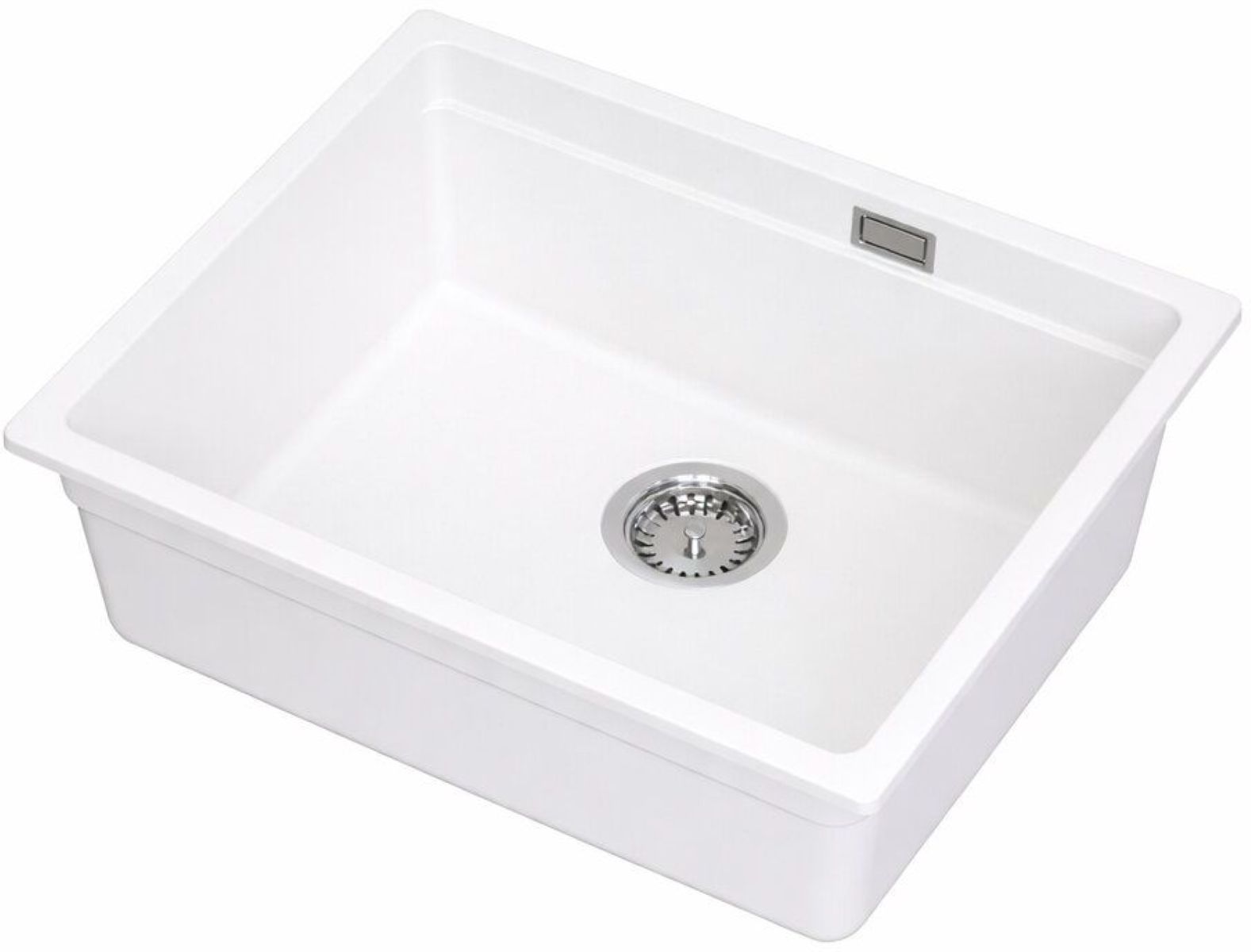 Ruvetti Latios Unterbauspüle 54.5x43.5 cm weiß 3001LA_WH60_P