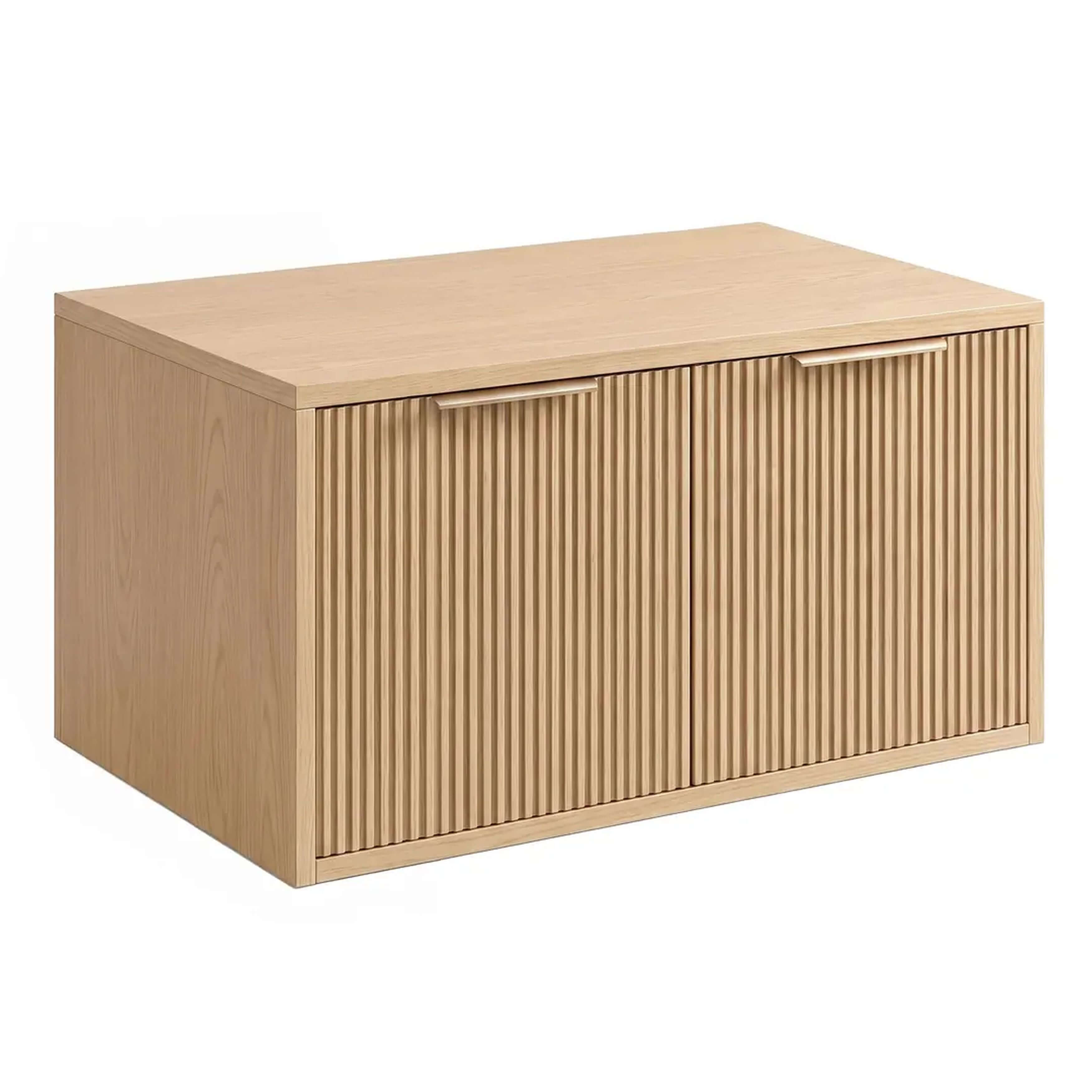 Rea Core Badschrank 80x47x40 cm Unterschrank hängend beige REA-M0407