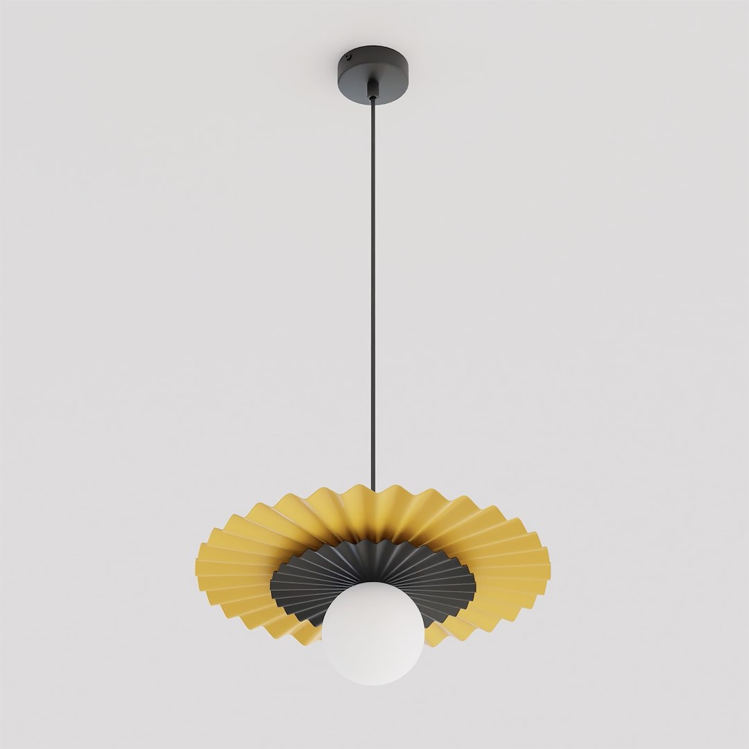 Emibig Umbra Pendelleuchte 1x8 W schwarz-orange 1733/1