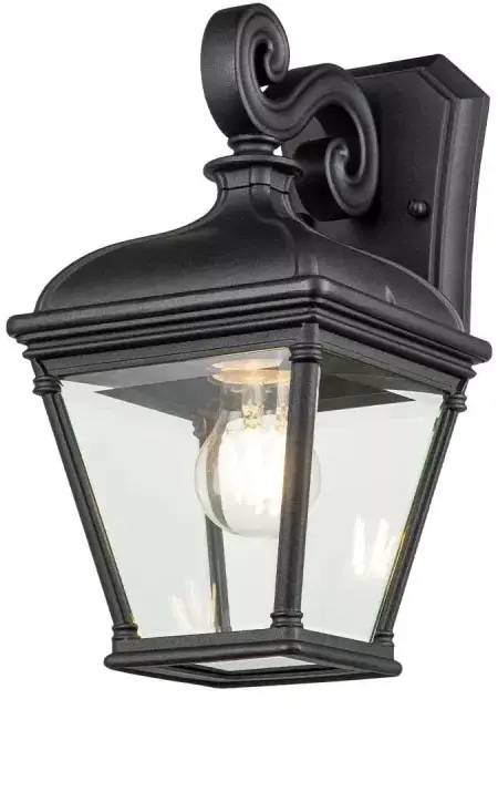 Elstead Lighting Bayview Außenwandleuchte 1x60 W schwarz BAYVIEW-2M-BK