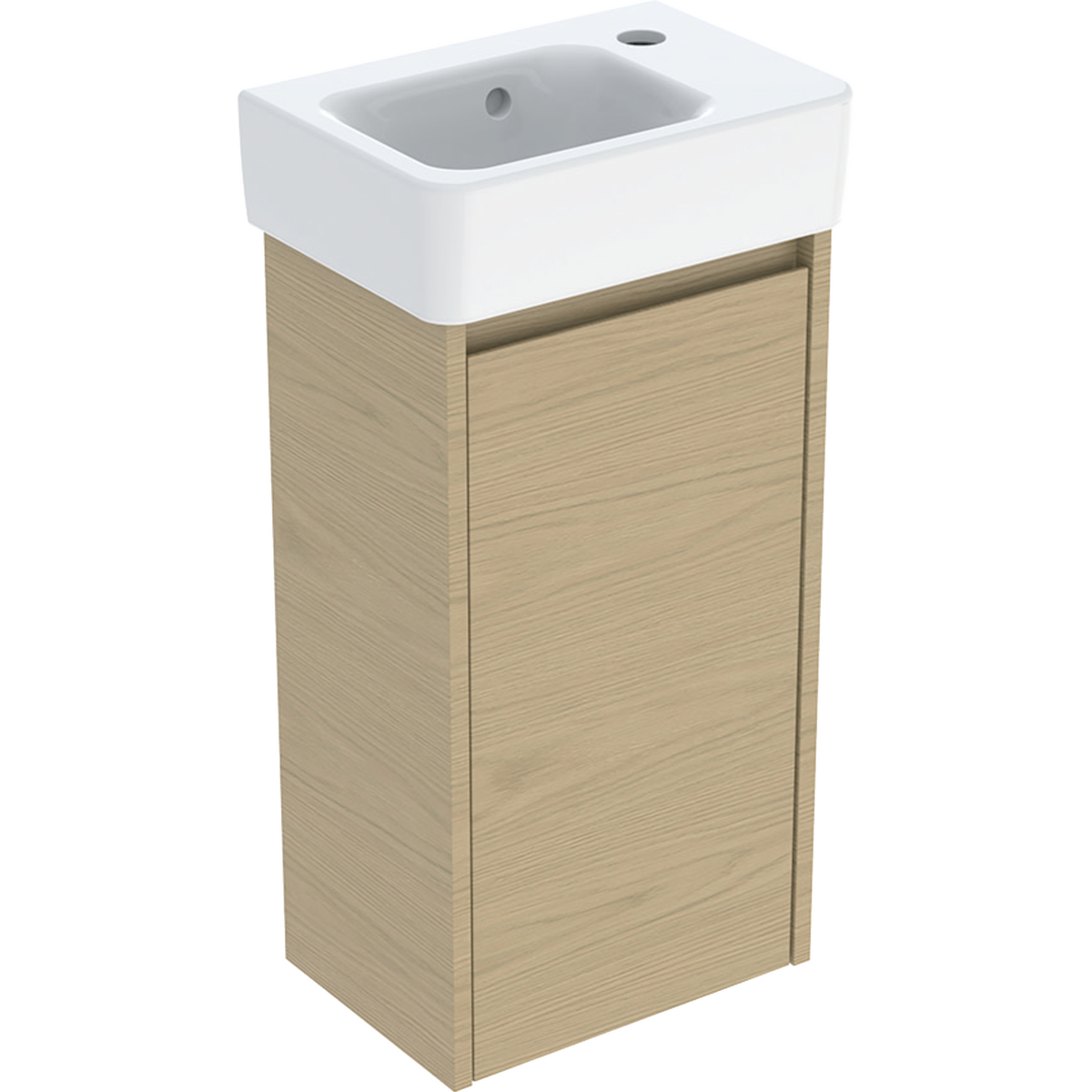 Geberit Selnova Square Waschtisch mit Unterschrank 36 cm eiche 504.130.PS.1