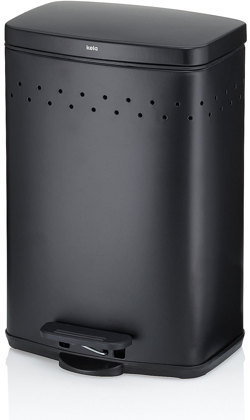 Kela Malaga Papierkorb 5 l schwarz 23969