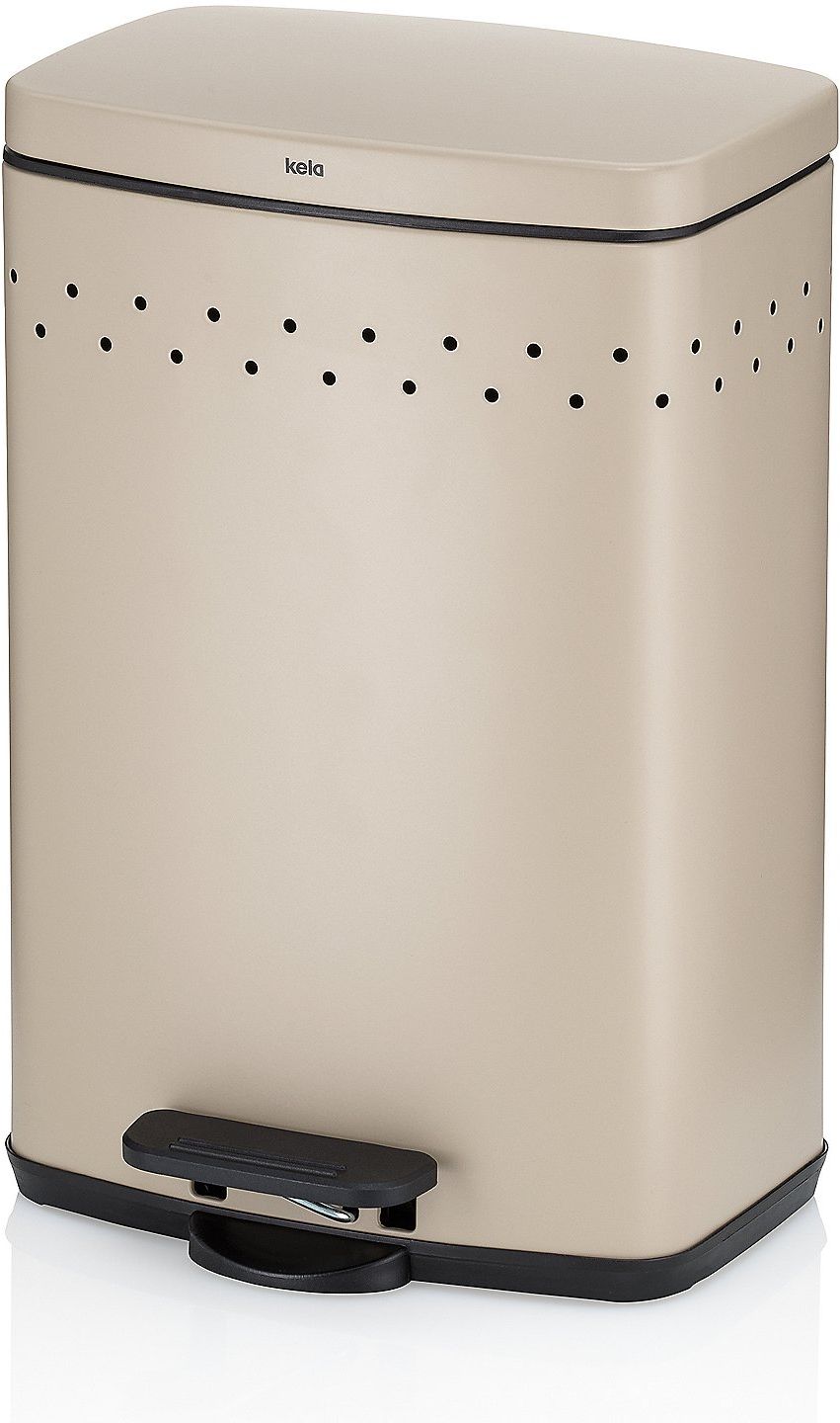 Kela Malaga Papierkorb 5 l beige 23972