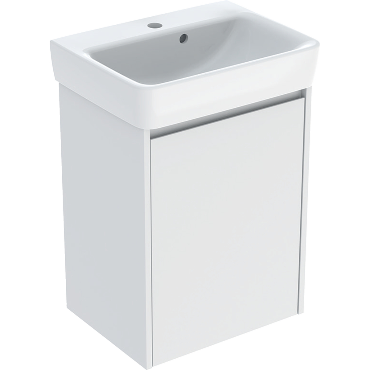 Geberit Selnova Square Waschtisch mit Unterschrank 50 cm weiß 504.132.00.1