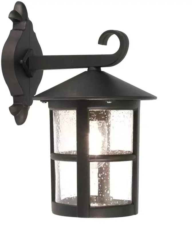 Elstead Lighting Hereford Außenwandleuchte 1x60 W schwarz BL21-G-BLACK